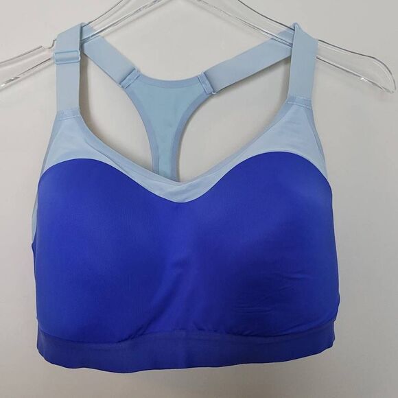 Brooks Dare Racerback Run Bra 40DD Blue - Picture 1 of 3